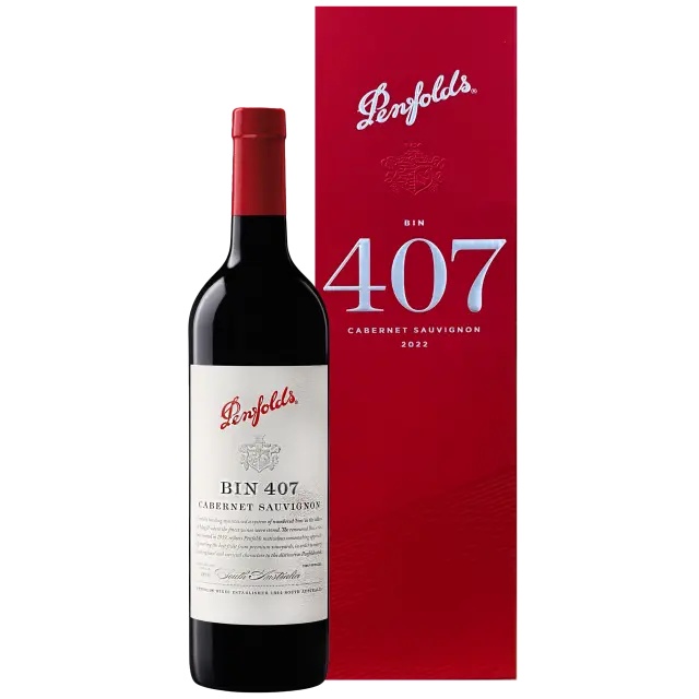 奔富407卡本內蘇維翁紅酒