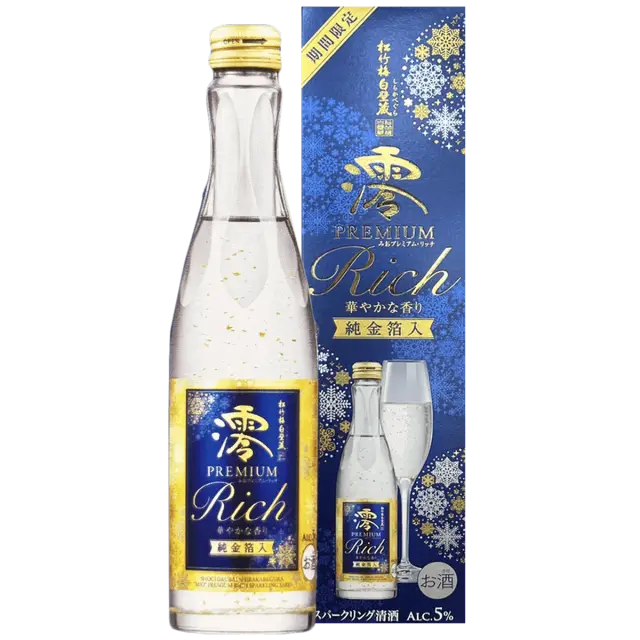 松竹梅白壁藏澪氣泡清酒(純金箔入)