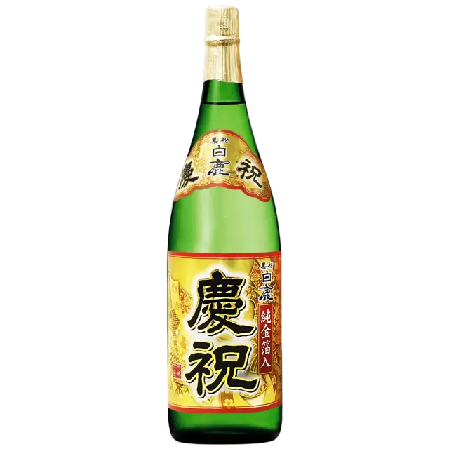 黑松白鹿慶祝清酒(純金箔入)