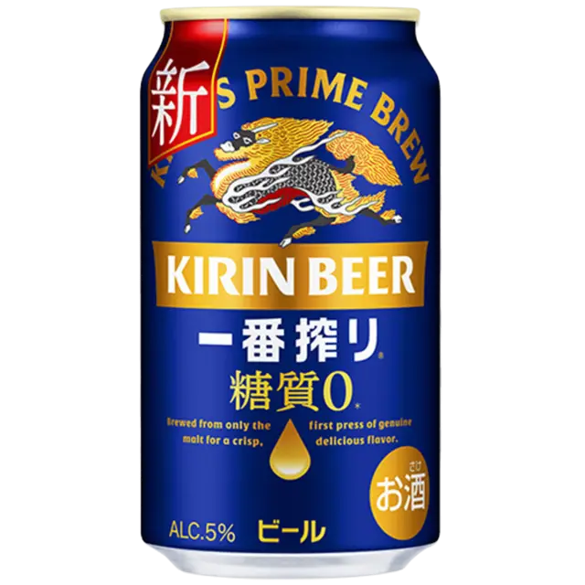 麒麟一番搾零糖質啤酒 (24入)