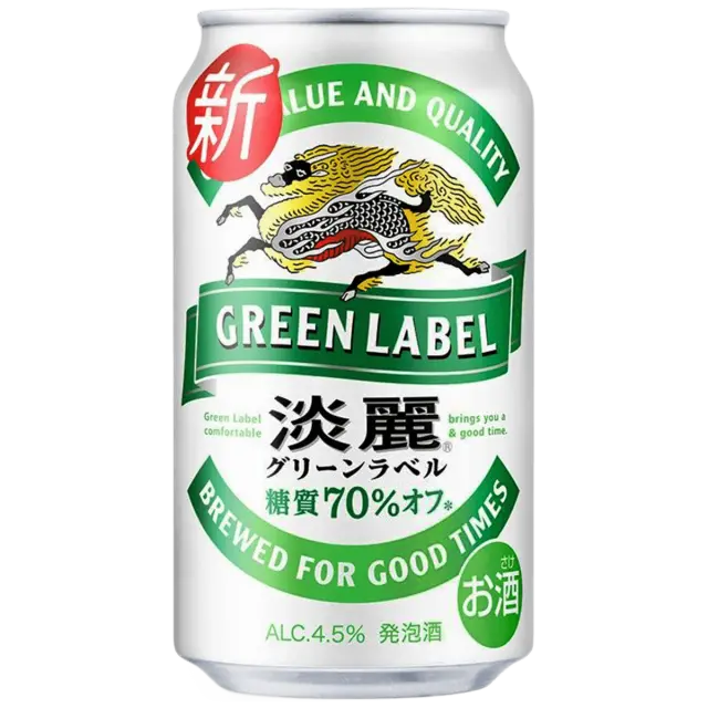 麒麟淡麗GREEN LABEL啤酒 (24入)