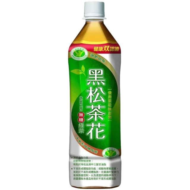 黑松茶花綠茶-無糖 (12入)