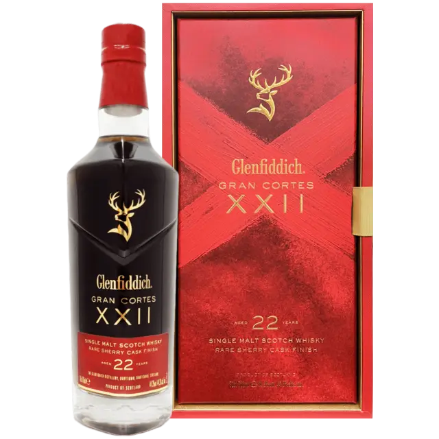 格蘭菲迪22年雪莉酒桶單一麥芽威士忌